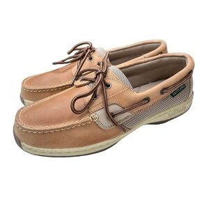 Eastland Solstice Womens Boat Deck Shoe Size 6.5 Tan Leather Classic Preppy NEW
